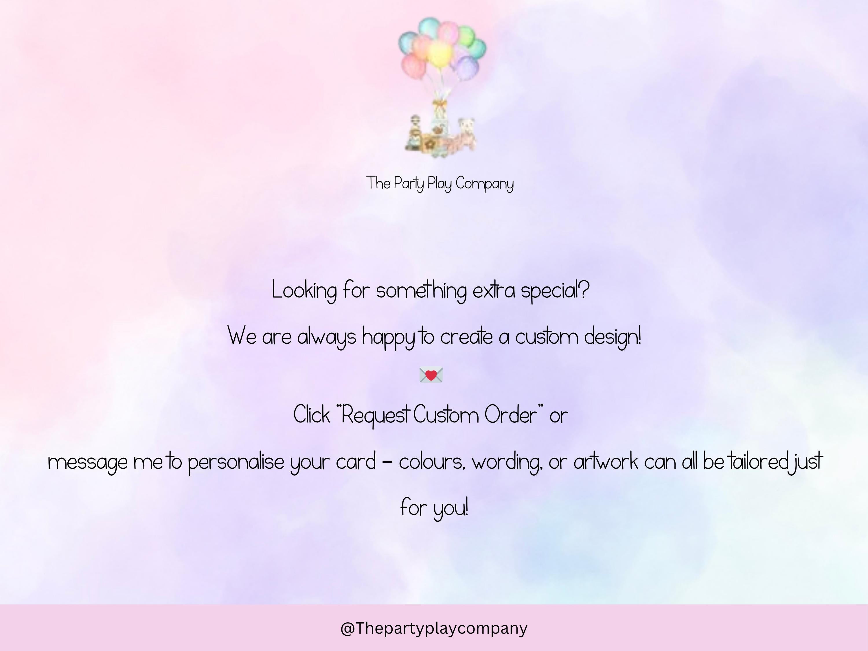 Personalized New Baby Card: Cream Bow, Name & Birthdate, Handmade Keepsake