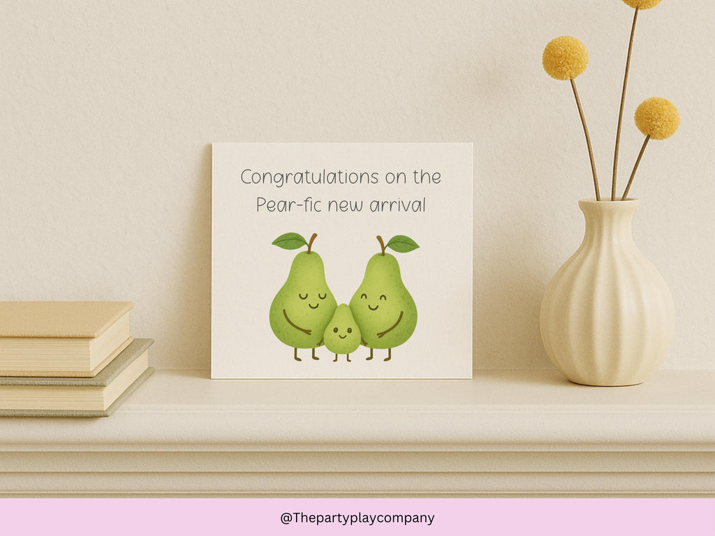 Pea in the Pod New Baby Card: Funny Congratulations Card