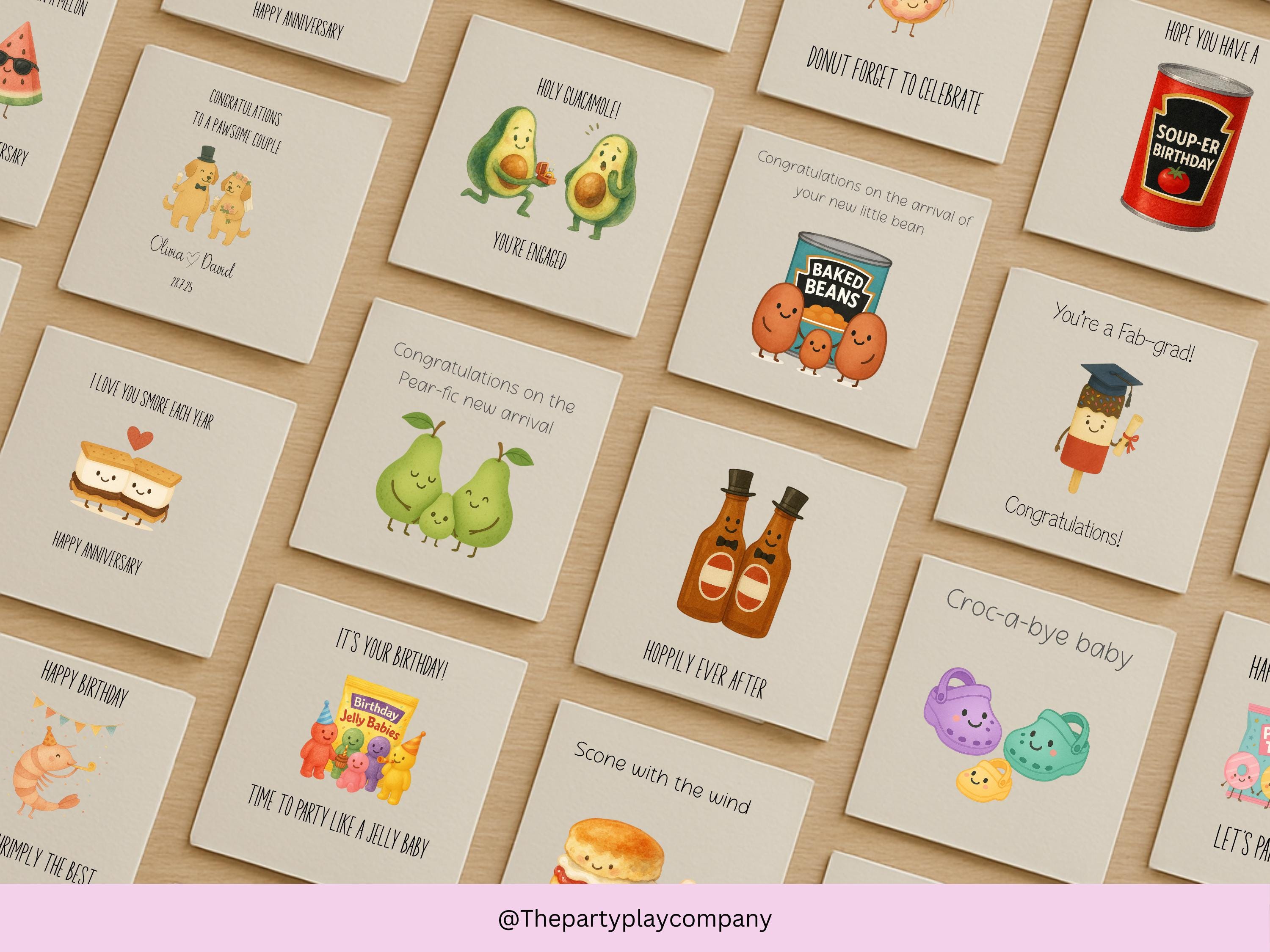 Cappy Birthday Card with Cute Capybara Illustration | Funny Animal Pun Birthday Card for Him Her Friends or Family